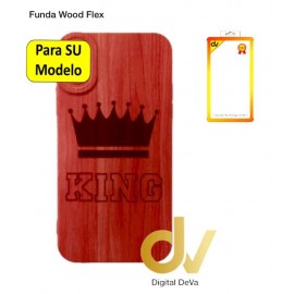 iPhone X / XS Funda Wood Soft King