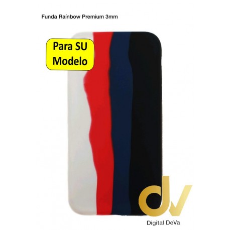 iPhone 7 Plus / 8 Plus Funda Rainbow UltraSuave Silicona Blanco