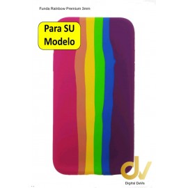 iPhone X / XS Funda Rainbow UltraSuave Silicona Lila
