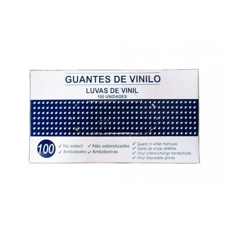Guantes Vinilo 100PC