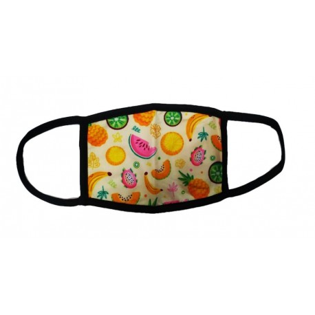 Mascarilla Dibujo Frutas