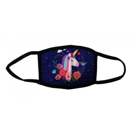 Mascarilla Dibujo Unicornio