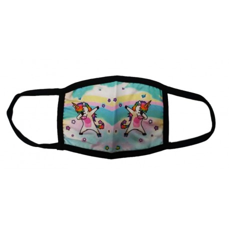 Mascarilla Dibujo Unicornios
