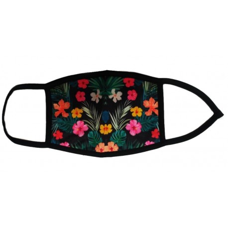 Mascarilla Dibujo Flamencos Cayenos