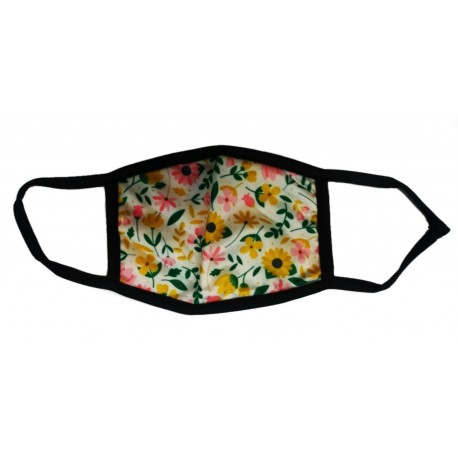 Mascarilla Dibujo Florecitas