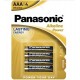 Pila Alcalina AAA / LR03 Panasonic Blister 4 Pc
