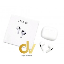 Auricular Bluetooth Pro 6s Blanco