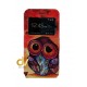 iPhone 6 Plus Funda Libro Dibujo Buho Naranja