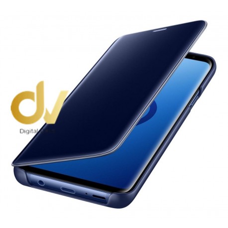 iPhone 11 Pro Funda Flip Case Espejo Azul