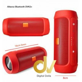 Altavoz Bluetooth DVK2+ Rojo