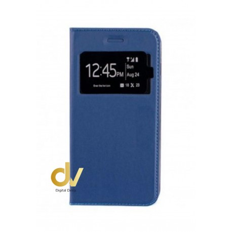 Mi 12 5G Xiaomi Funda Libro 1 Ventana con Cierre Imantada Azul
