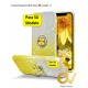 iPhone 13 Funda Purpurina DUO Iman y Anillo Dorado