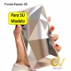 A52S 5G Samsung Funda Espejo 5D Plata
