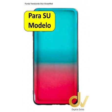 iPhone 11 Funda Traslucido Duo OceanRed