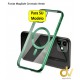 iPhone 14 Max Funda MagSafe Cromado Verde