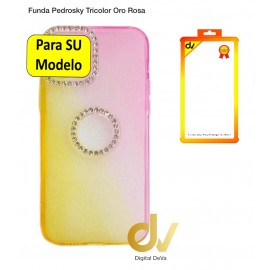 iPhone 14 Max Funda Pedrosky Tricolor Oro Rosa
