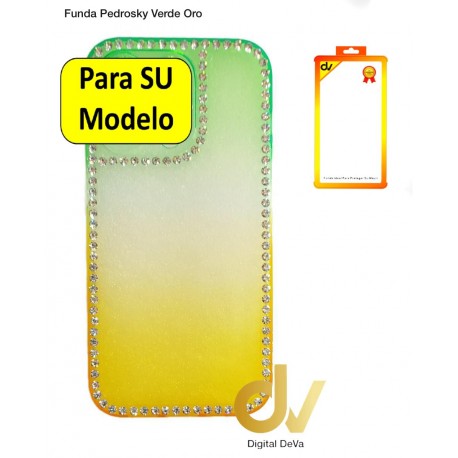 iPhone 13 6.1 Funda Pedrosky Verde Oro