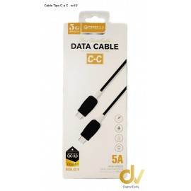 Cable Tipo C a C CC10 Blanco