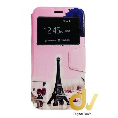 iPhone 6 Plus Funda Libro Dibujo Atrapa Sueños Rosa