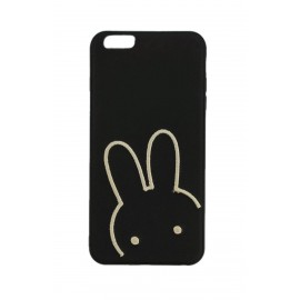 iPhone 6 Plus Funda Tejido A Mano Conejo Negro