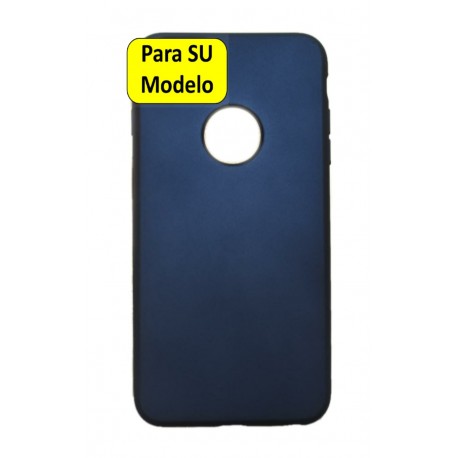 iPhone 6 Plus Funda Goma Azul Oscuro