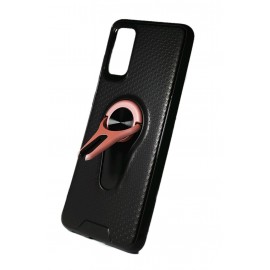 S20 Samsung Funda Con Iman + Soporte Pinza Rosa Dorado