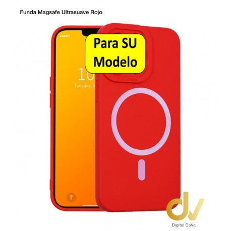 iPhone 14 6.1 Funda MagSafe UltraSuave Rojo