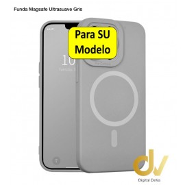iPhone 14 6.1 Funda MagSafe UltraSuave Gris
