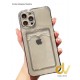 iPhone 14 6.1 Pro Funda Antigolpe Con Tarjetero Negro
