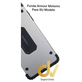 iPhone 7G / 8G Funda Armadura Motomo Plata