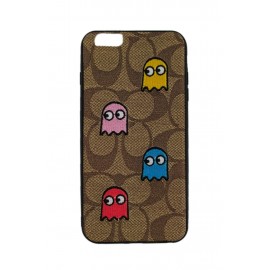 iPhone 7 Plus / 8 Plus Funda Tejido A Mano Fantasmas Marrón