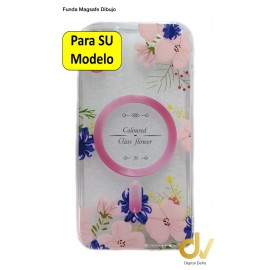 iPhone 13 Pro Funda Dibujo Magsafe Rosa