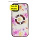 iPhone 13 Pro Funda Flower Power Cromado Rosa Dorado