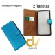 S22 Ultra 5G Samsung Funda Elegance 2 Tarjetas Turques