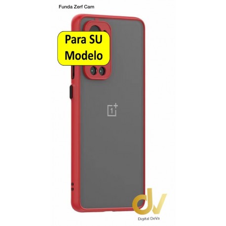 iPhone 14 Max Funda Zerf Cam Protección Rojo