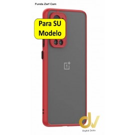 iPhone 14 6.1 Pro Funda Zerf Cam Protección Rojo