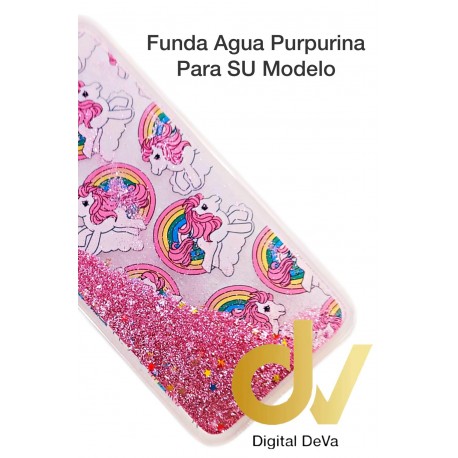 J4 2018 Samsung Funda Agua Purpurina Unicornios