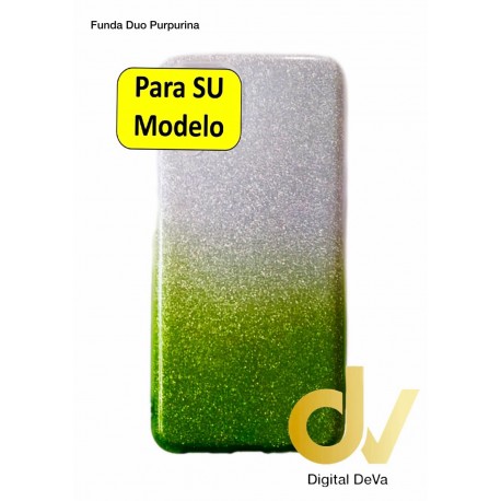 Redmi 9C Xiaomi Funda Duo purpurina Verde