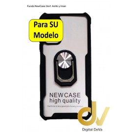 A02S Samsung Funda NewCase 2en1 Anillo e Iman Negro