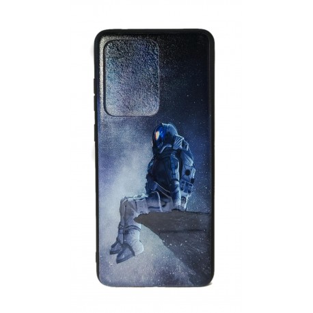 S20 Plus Samsung Funda Dibujo 5D Hombre Luna