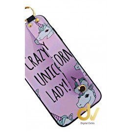 J6 Plus Samsung Funda Hanger 2 en 1 Unicornio