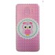 J4 2018 Samsung Funda Dibujo 3D Buho Rosa