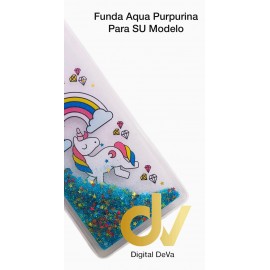 J730 / J7 2017 / J7 Pro Samsung Funda Agua Purpurina Unicornio