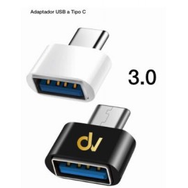 Adaptador USB a Tipo C Blanco