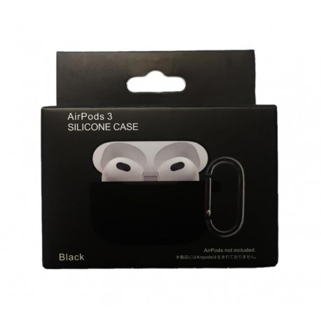 Funda Airpods 3 + Hanger Negro