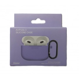 Funda Airpods 3 + Hanger Purple