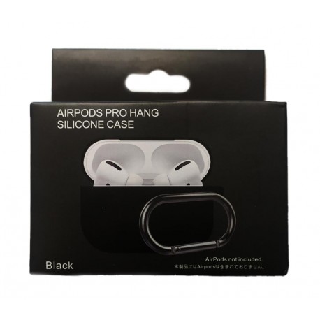 Funda Airpods Pro + Hanger Negro