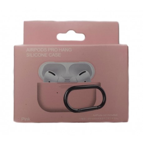 Funda Airpods Pro + Hanger Pink