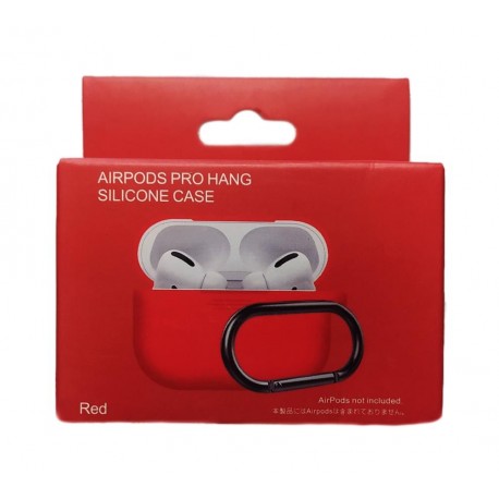 Funda Airpods Pro + Hanger Red