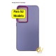 iPhone 14 Pro Max Funda Denver Cromado Lila